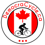 DemocraCycle.ca Logo round with bike